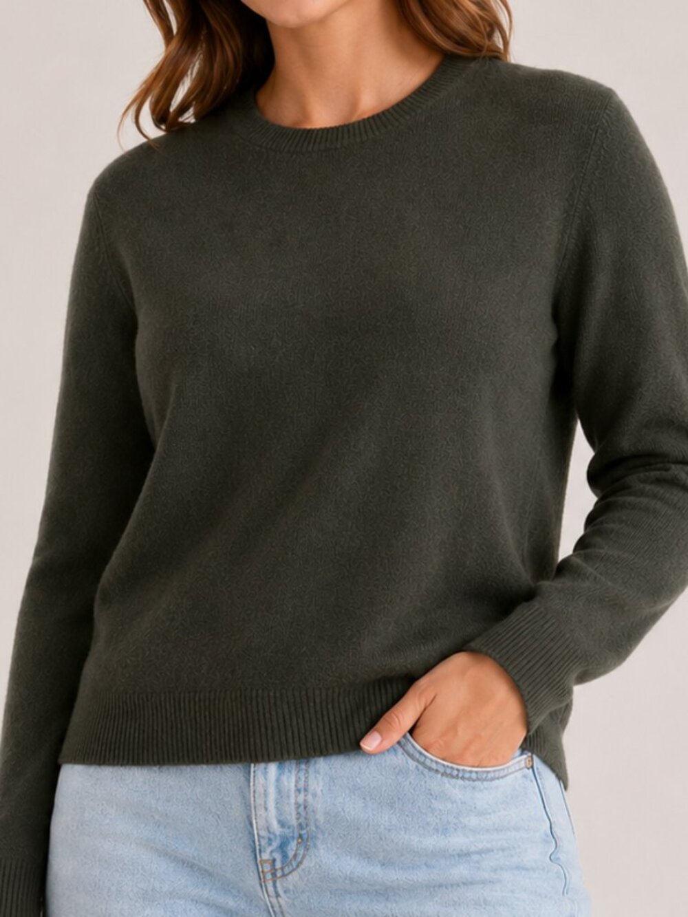 Quince Mongolian Cashmere Crewneck Sweater